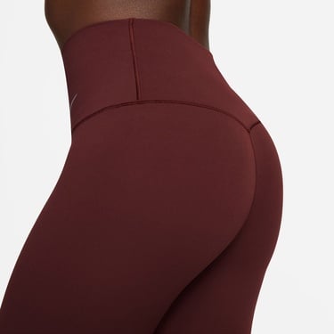  Nike Dri-Fit Zenvy High RiseKadın Bordo Tayt