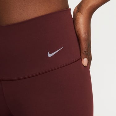  Nike Dri-Fit Zenvy High RiseKadın Bordo Tayt