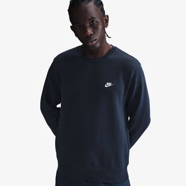  Nike Club Crew Erkek Mavi Sweatshirt