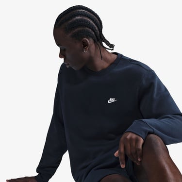  Nike Club Crew Erkek Mavi Sweatshirt