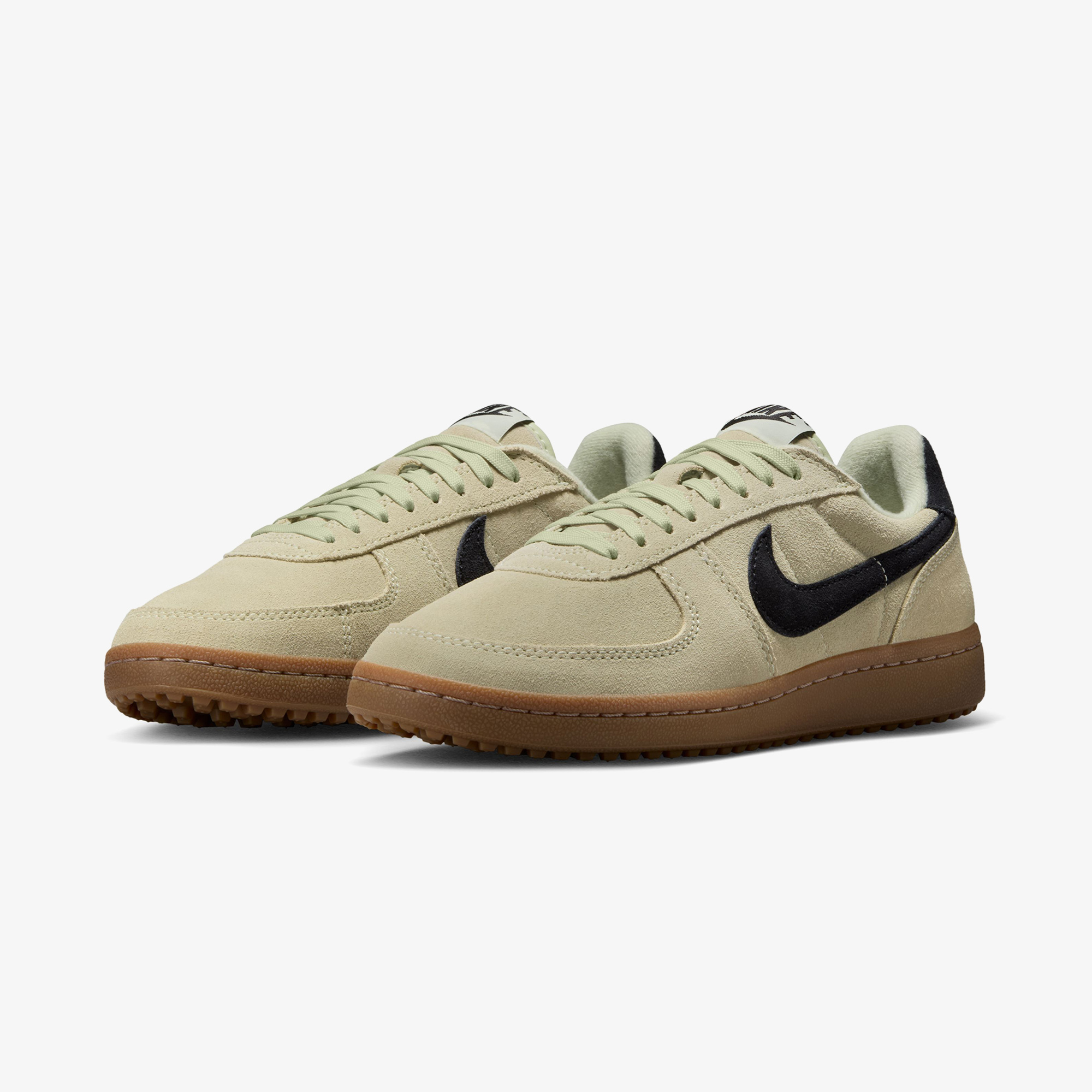 Nike Nike Siyah Field General Suede Kadın Bej Spor Ayakkabı Sneaker | FashFed Siyah - 4. görsel