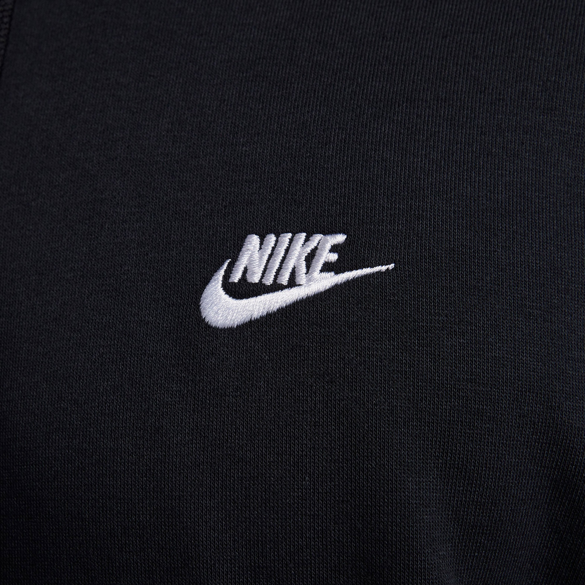 Nike Club Erkek Siyah Hoodie