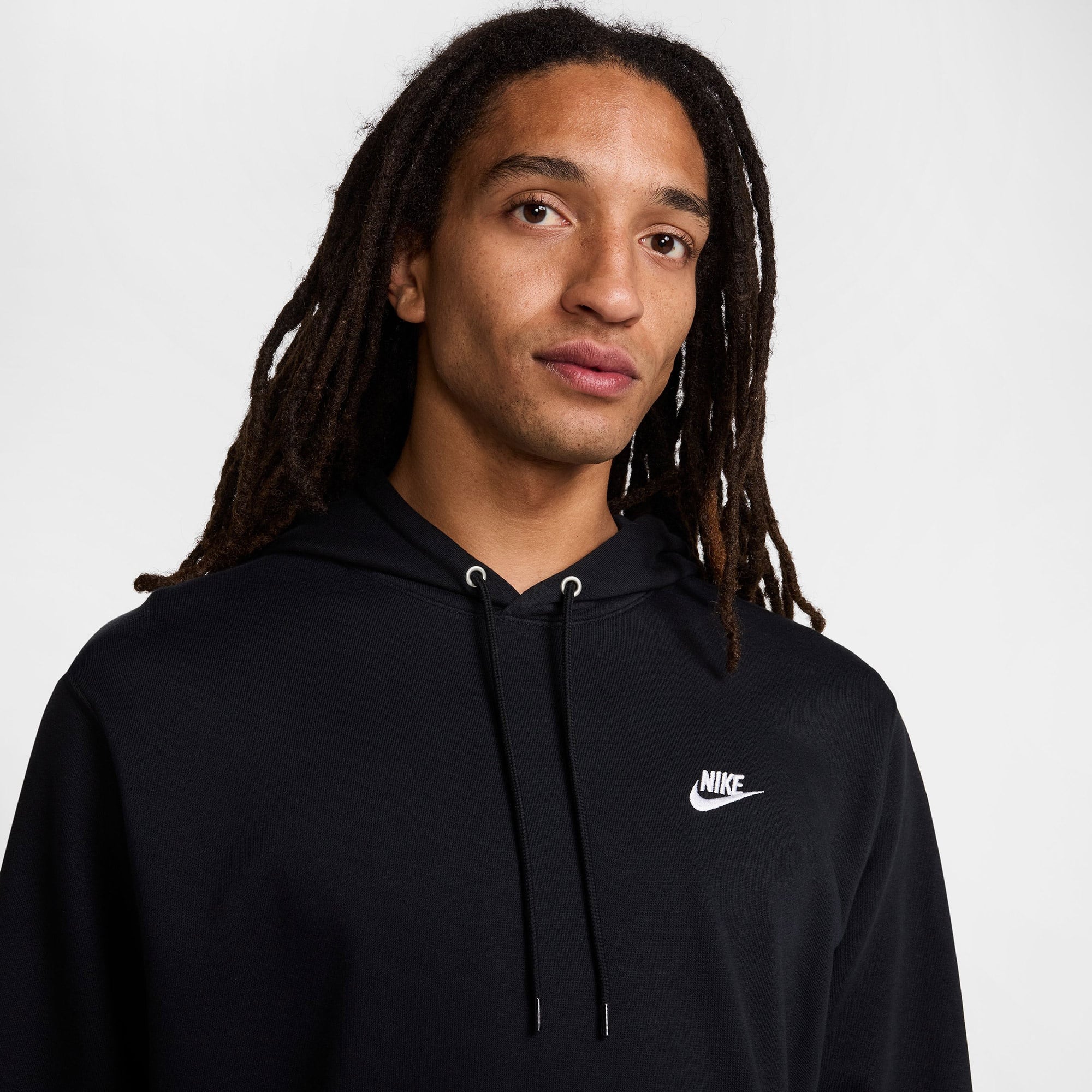 Nike Club Erkek Siyah Hoodie