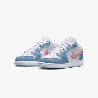  Jordan Air 1 Low SE Genç Çocuk Mavi Spor Ayakkabı