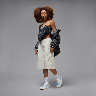  Jordan Air 1 Low SE Kadın Mavi Spor Ayakkabı