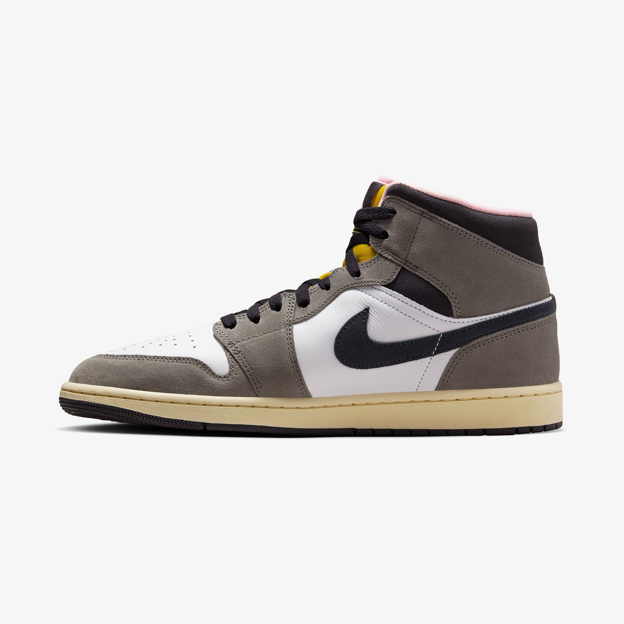 Jordan Air 1 Mid SE Erkek Beyaz Spor Ayakkabı