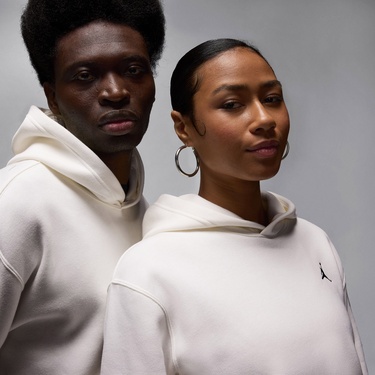  Jordan Brooklyn Fleece Erkek Krem Rengi Sweatshirt