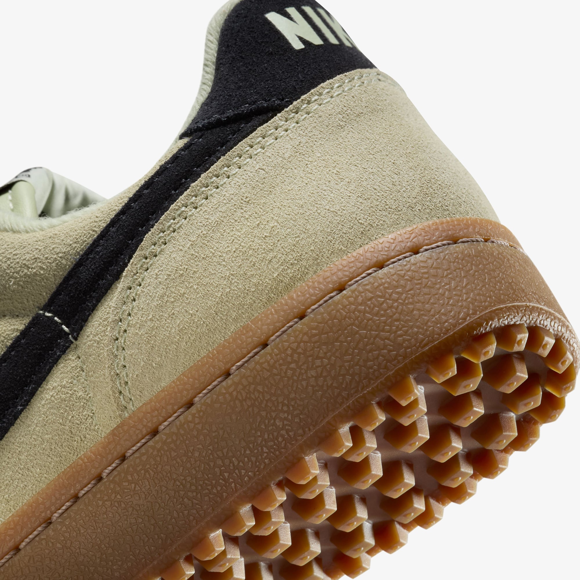 Nike Nike Siyah Field General Suede Kadın Bej Spor Ayakkabı Sneaker | FashFed Siyah - 10. görsel