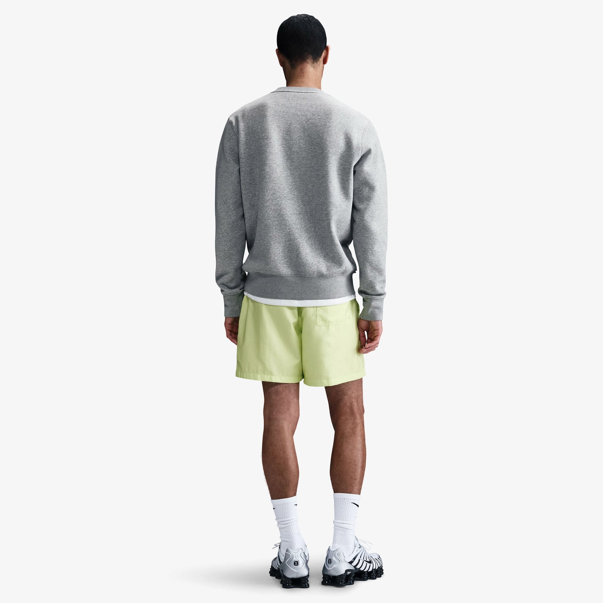 Nike Club Crew Erkek Gri Sweatshirt