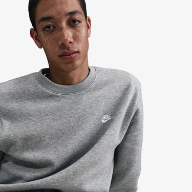  Nike Club Crew Erkek Gri Sweatshirt