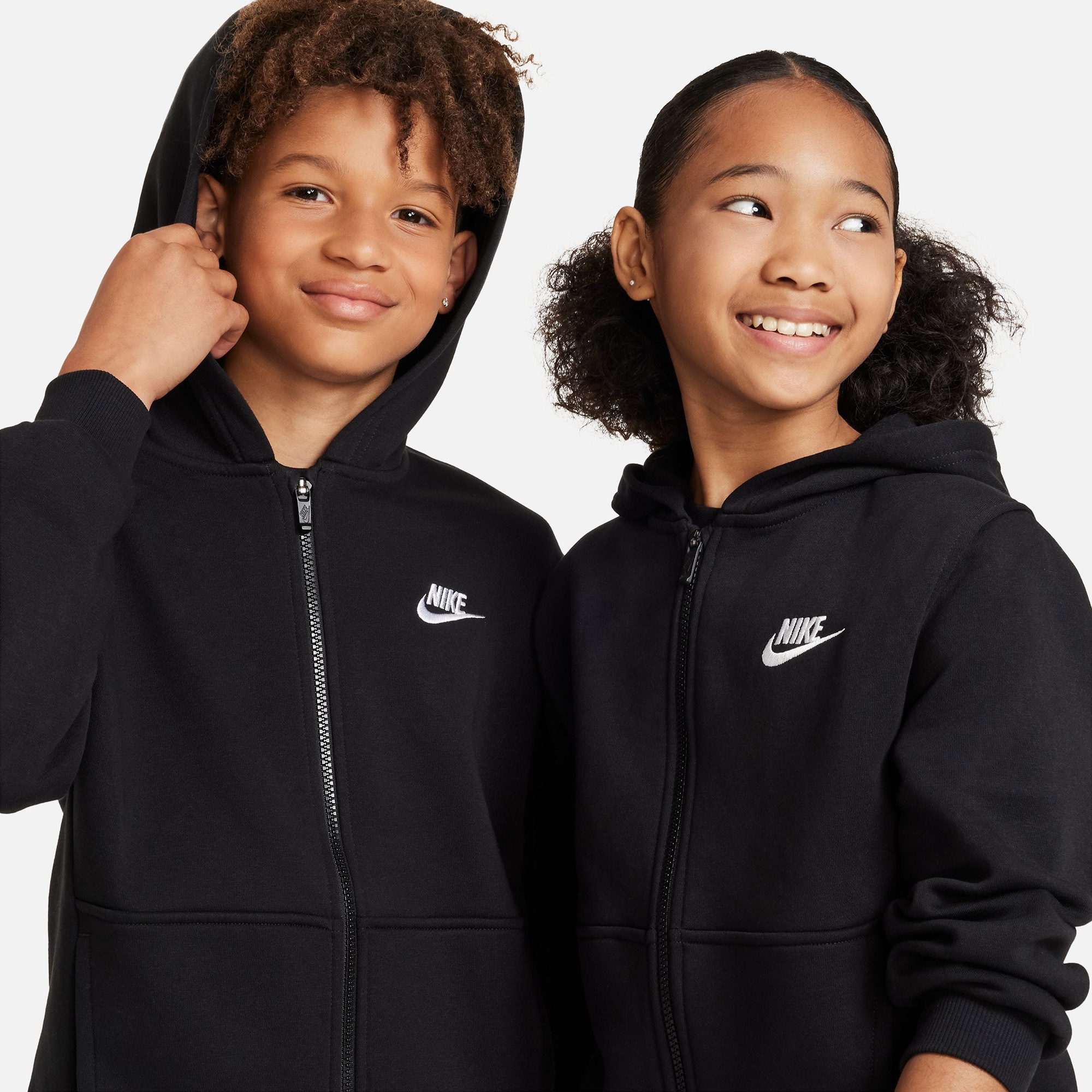 Nike Sportswear Club Fleece Çocuk Siyah Hoodie
