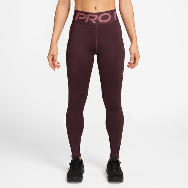  Nike Pro Sculpt Dri-Fit Kadın Bordo Tayt