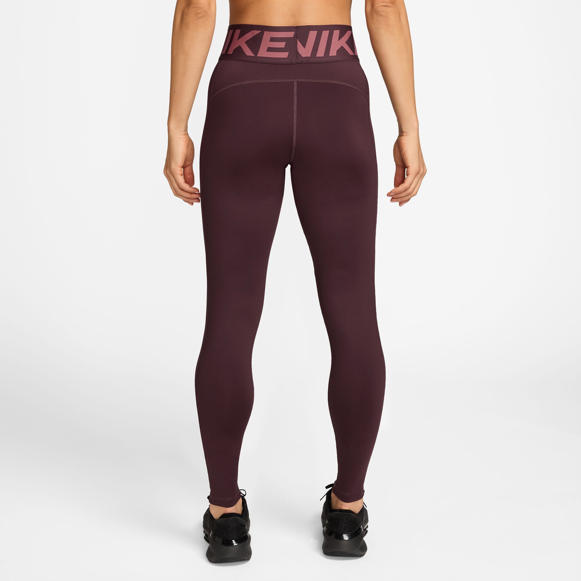 Nike Pro Sculpt Dri-Fit Kadın Bordo Tayt