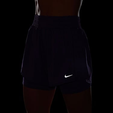  Nike One Dri-Fit 8 cm Kadın Mor Şort
