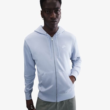  Nike Club Fleece Erkek Gri Hoodie