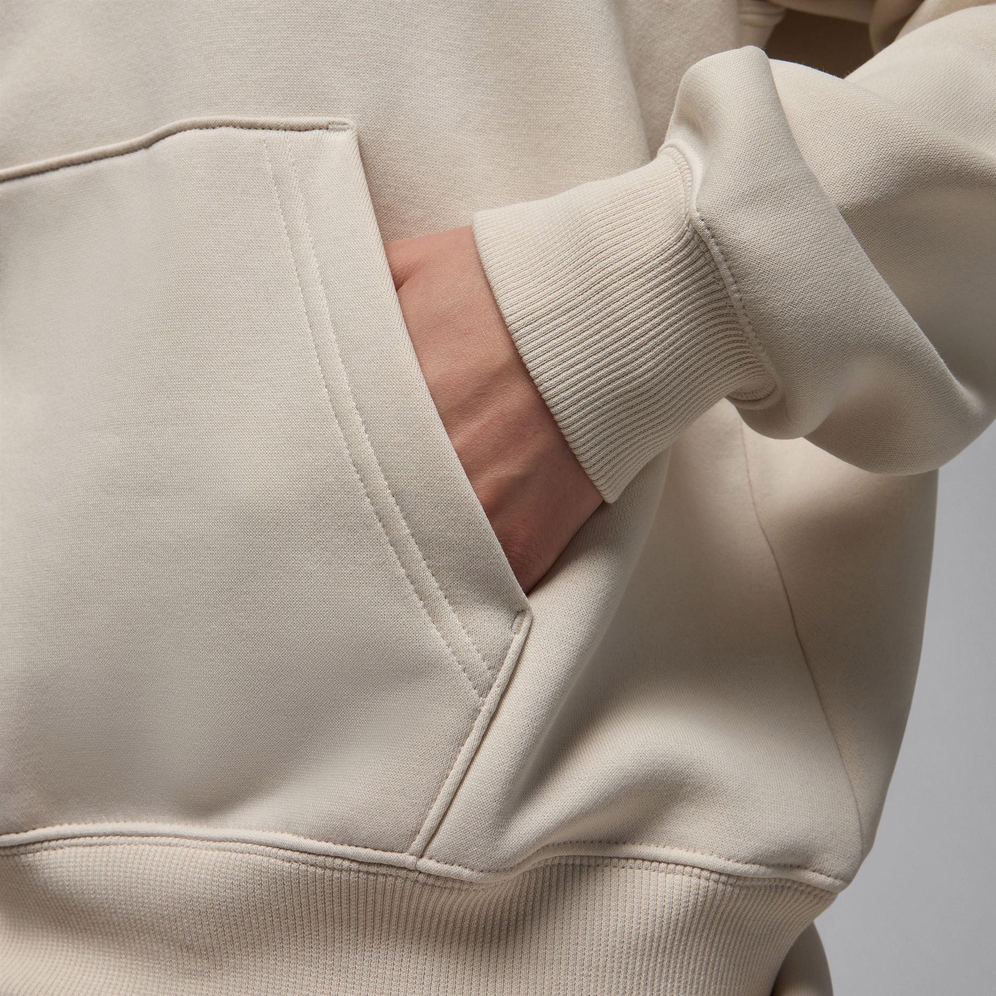 Jordan Brooklyn Fleece Kadın Bej Sweatshirt