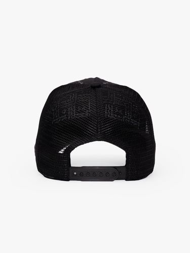  RustandRich Kadın Erkek Siyah/Antrasit Trucker Şapka-Premium Collection-Regalia