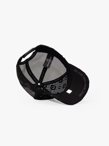  RustandRich Kadın Erkek Siyah/Antrasit Trucker Şapka-Premium Collection-Regalia