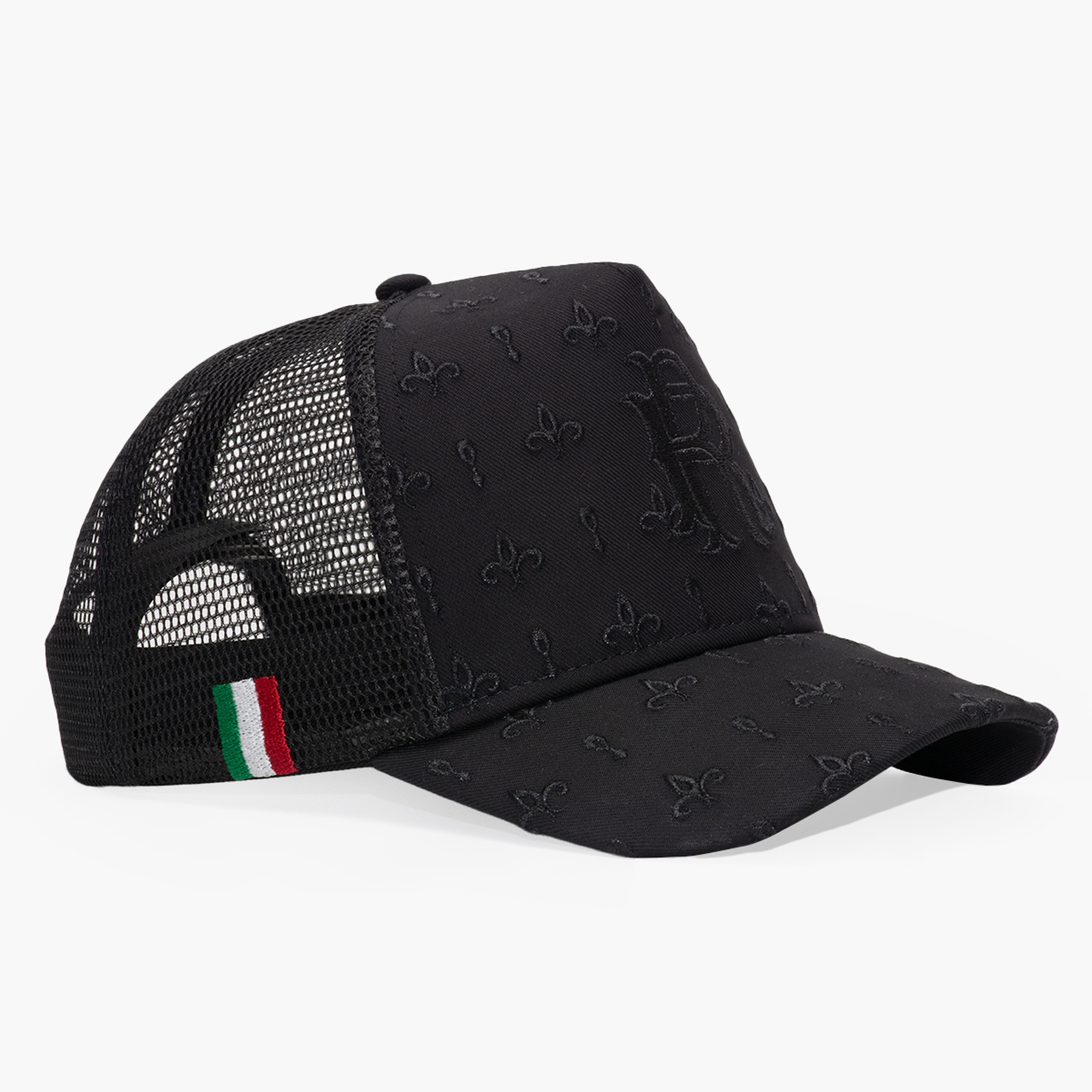 RustandRich Kadın Erkek Siyah Trucker Şapka-Premium Collection-Regalia