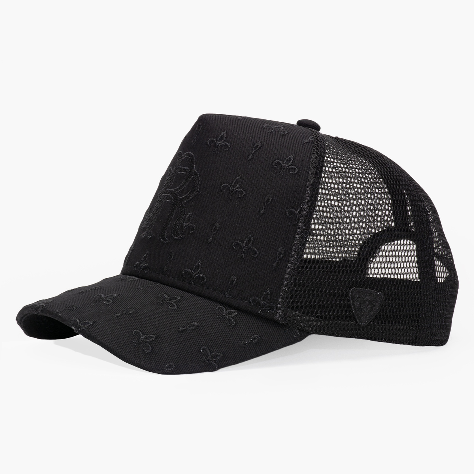 RustandRich Kadın Erkek Siyah Trucker Şapka-Premium Collection-Regalia