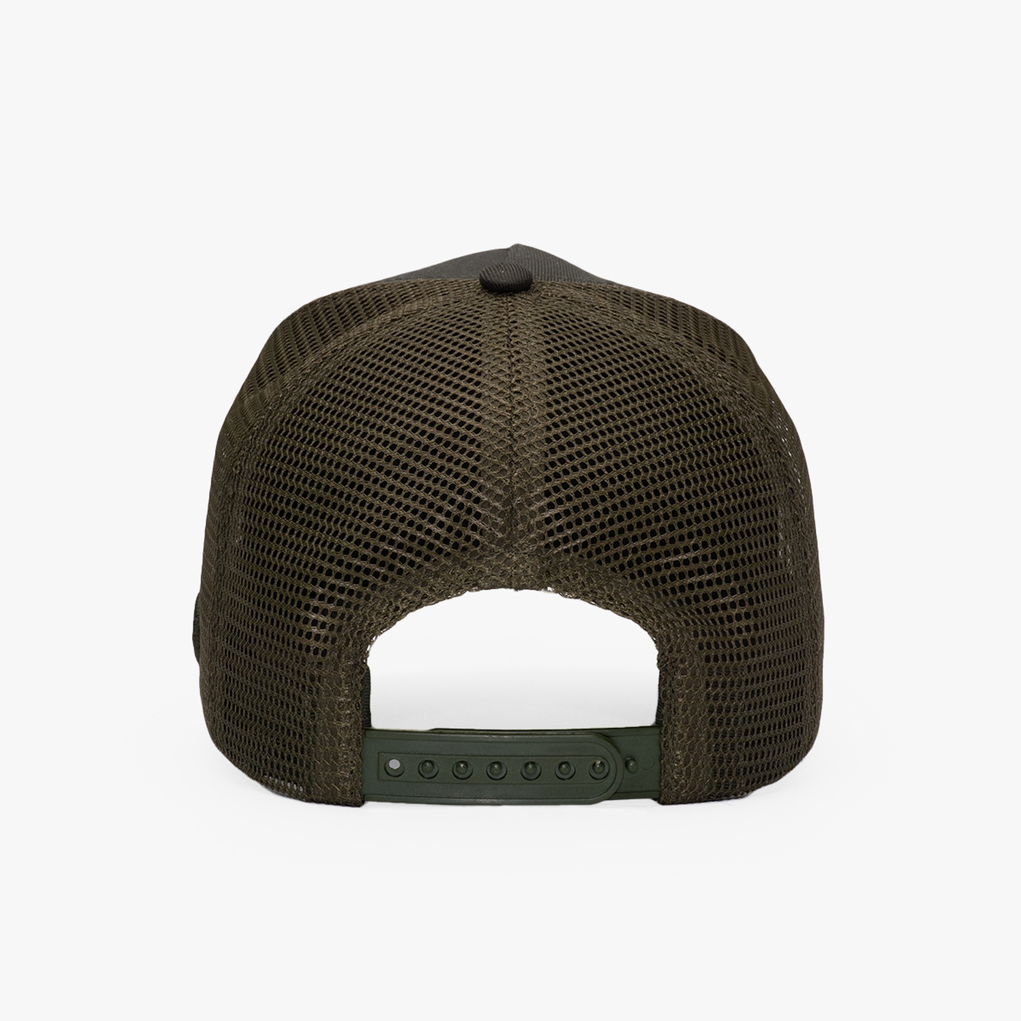 RustandRich Kadın Erkek Haki Trucker Şapka-Timeless Collection-Casual