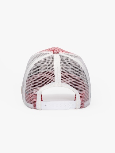  RustandRich Kadın Erkek Bordo Trucker Şapka-Premium Collection-Vintage Race