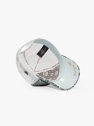  RustandRich Kadın Erkek Yeşil Trucker Şapka-Premium Collection-Vintage Race