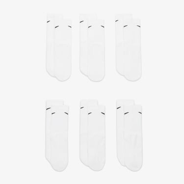  Nike Everyday Cush 6' lı Çocuk Beyaz Çorap