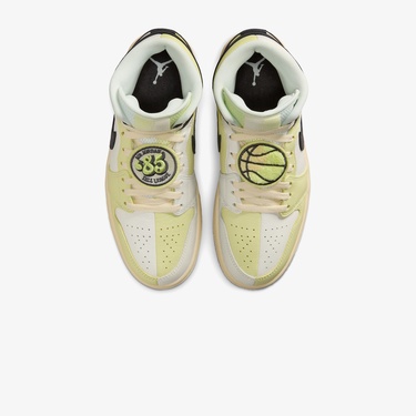  Jordan Air 1 Mid SE Kadın Krem Rengi Spor Ayakkabı