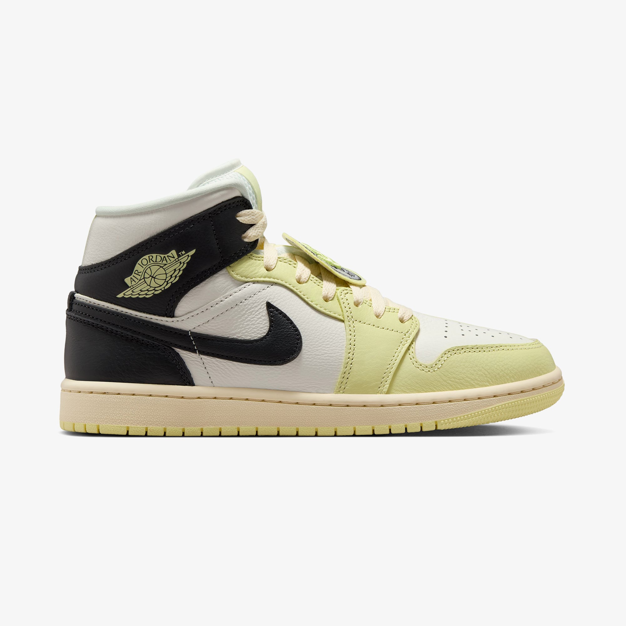  Jordan Air 1 Mid SE Kadın Krem Rengi Spor Ayakkabı