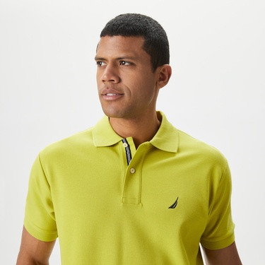  Nautica Erkek Yeşil Classic Fit Kısa Kollu Polo Yaka T-Shirt