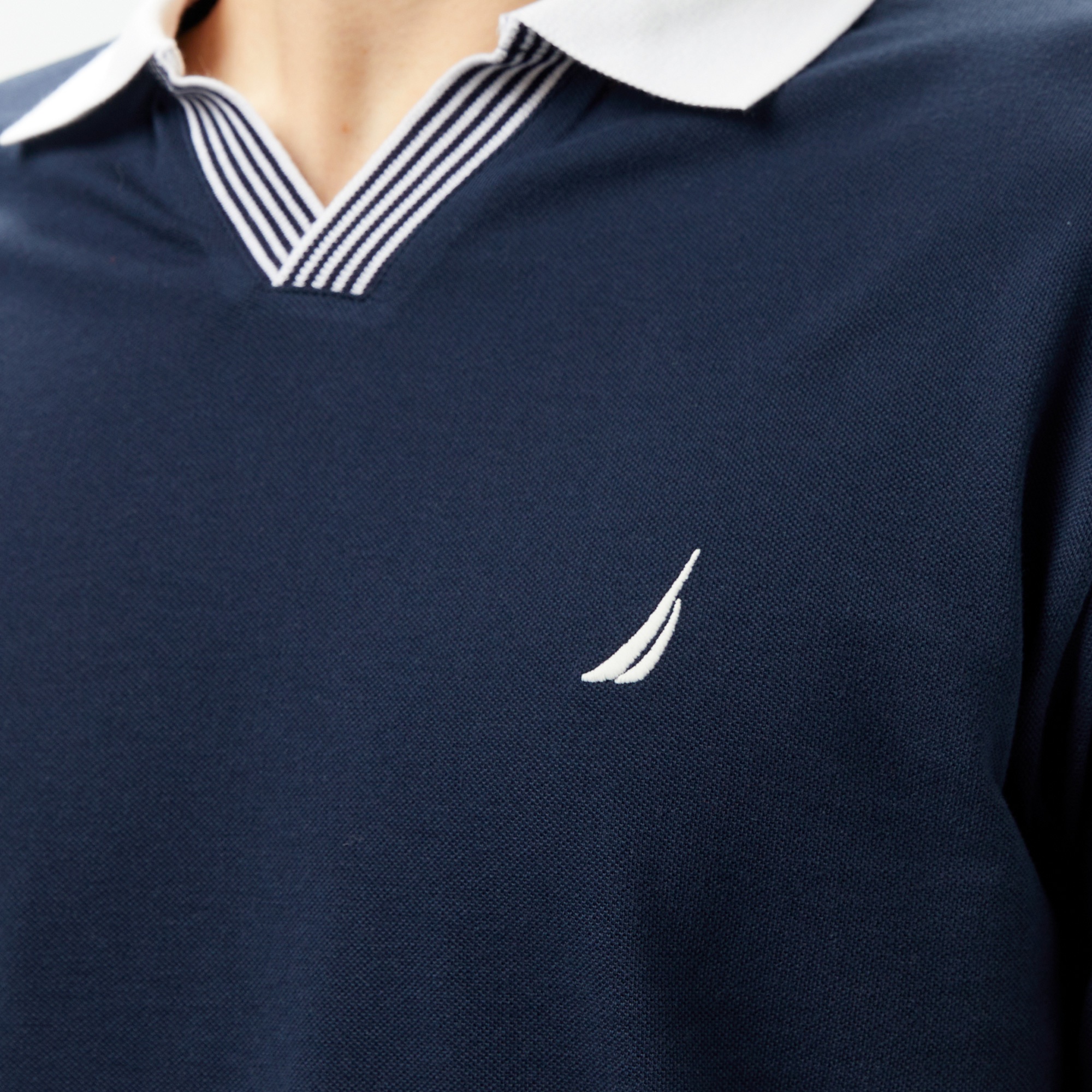 Nautica Erkek Lacivert Classic Fit Polo Yaka T-Shirt