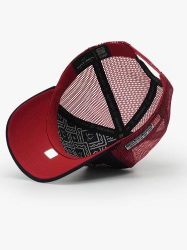  RustandRich Kadın Erkek Lacivert Trucker Şapka-Space Collection-Earthling