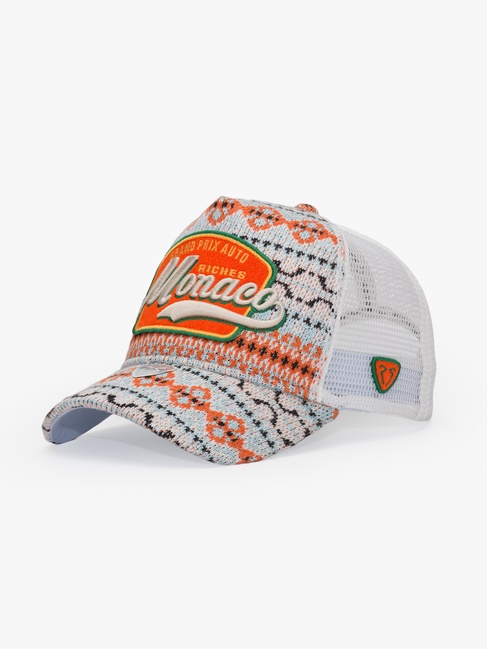  RustandRich Kadın Erkek Turuncu Trucker Şapka-City's Collection-Monaco