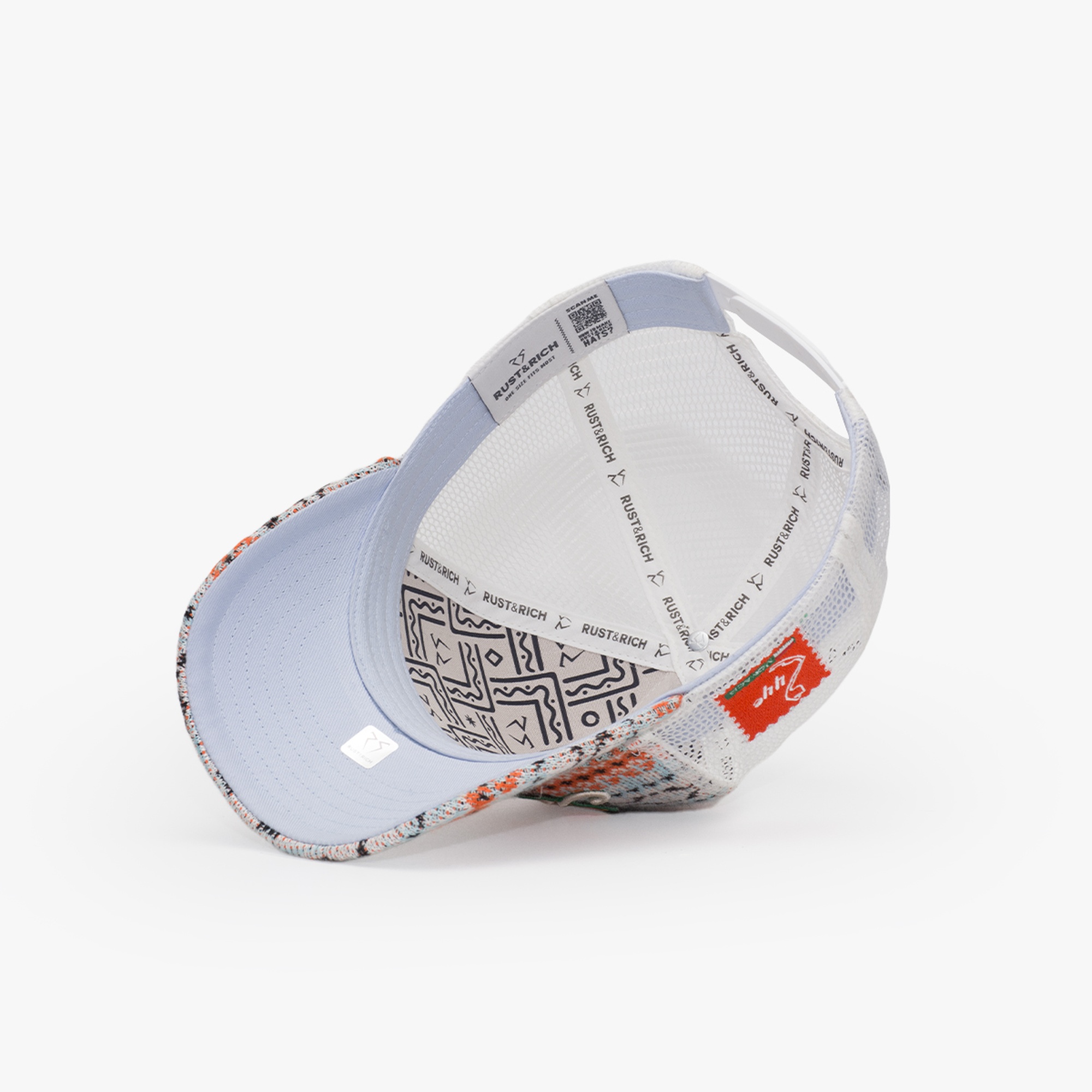 RustandRich Kadın Erkek Turuncu Trucker Şapka-City's Collection-Monaco