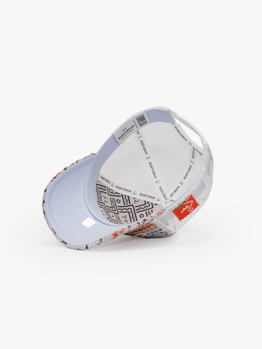  RustandRich Kadın Erkek Turuncu Trucker Şapka-City's Collection-Monaco