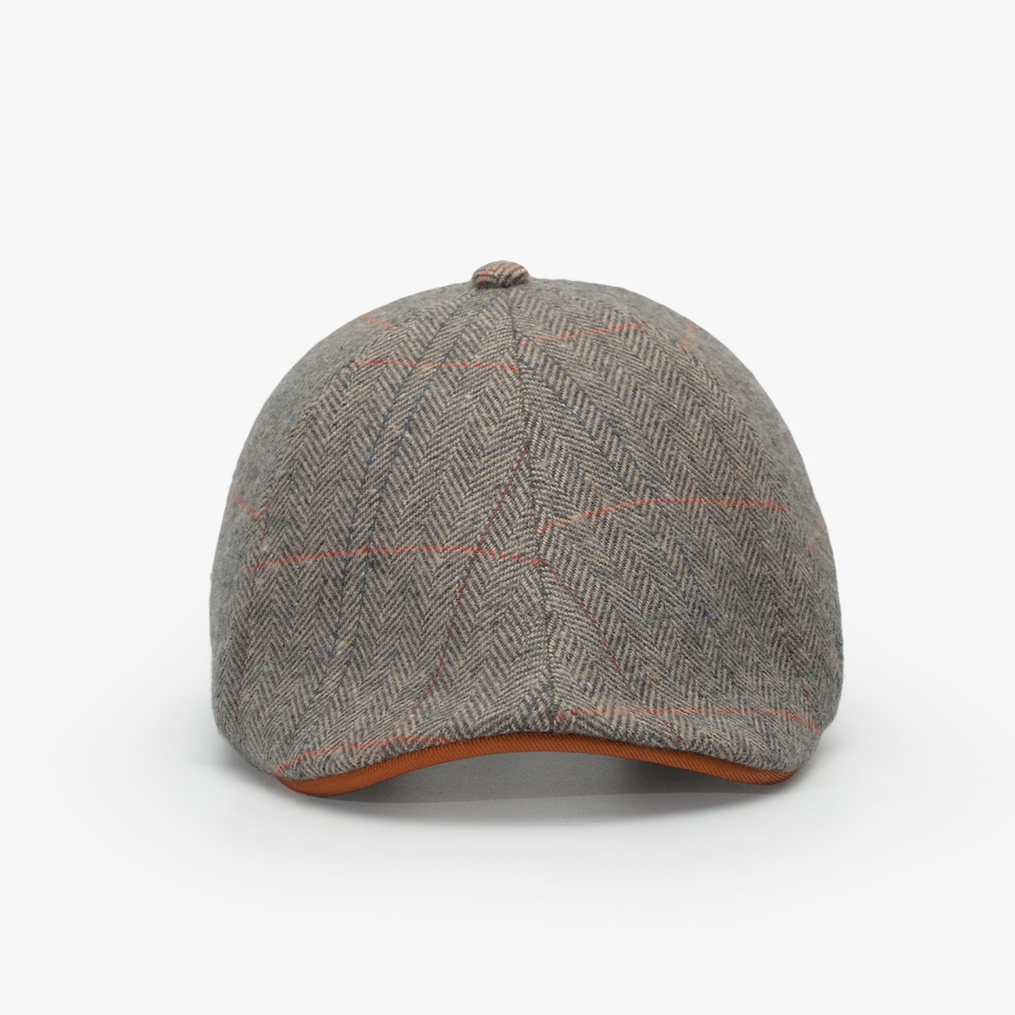 RustandRich Kadın Erkek Gri Casket Şapka-Premium Collection-Royalty