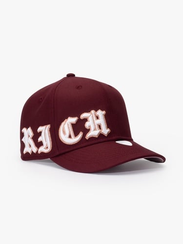  RustandRich Kadın Erkek Bordo Baseball Şapka-Urban Collection-Gothic