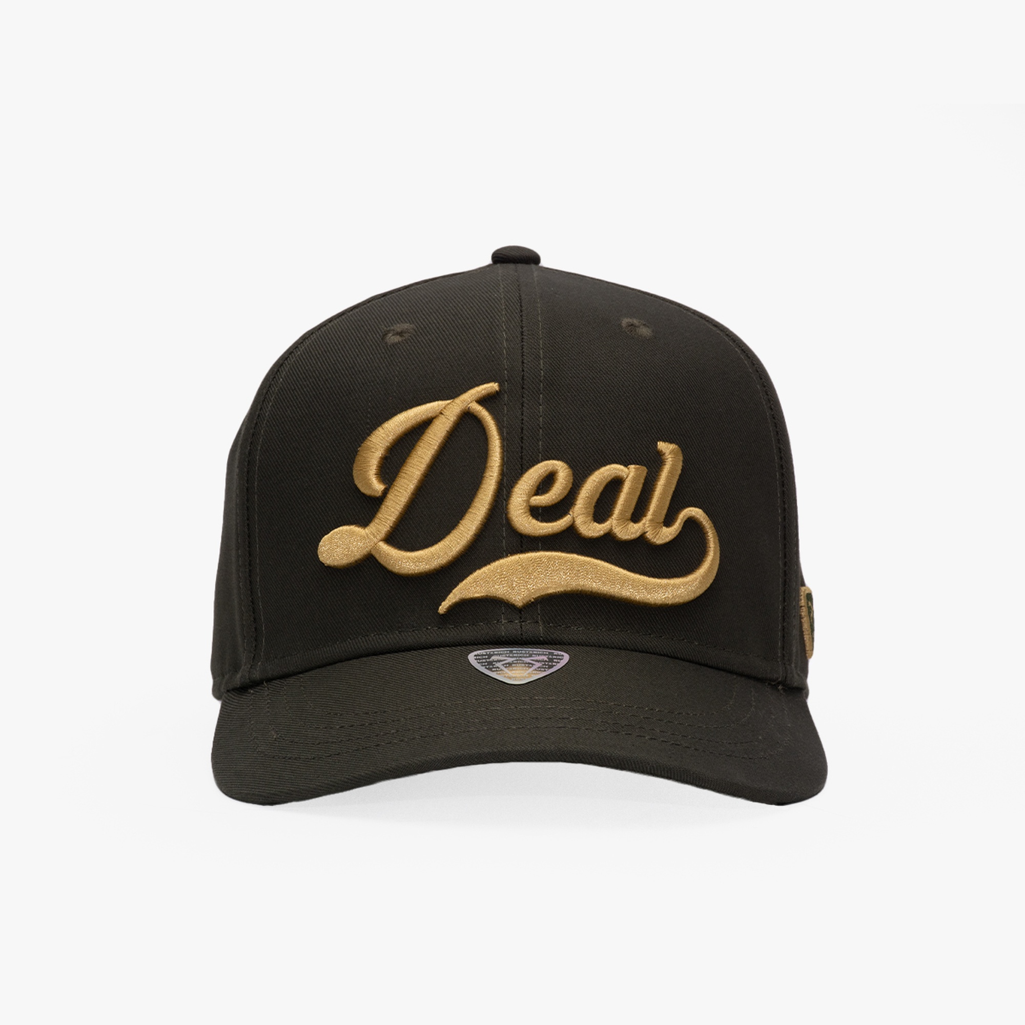 RustandRich Kadın Erkek Haki Baseball Şapka-Curved Visor-Motto Collection-Deal