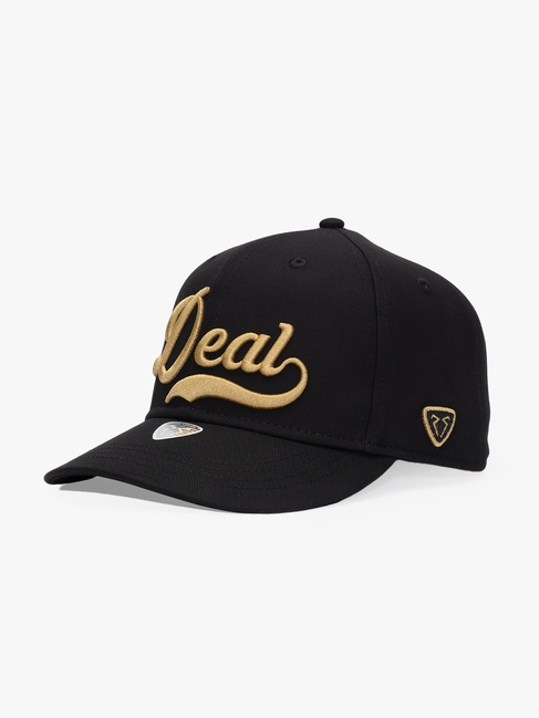  RustandRich Kadın Erkek Siyah Baseball Şapka-Curved Visor-Motto Collection-Deal