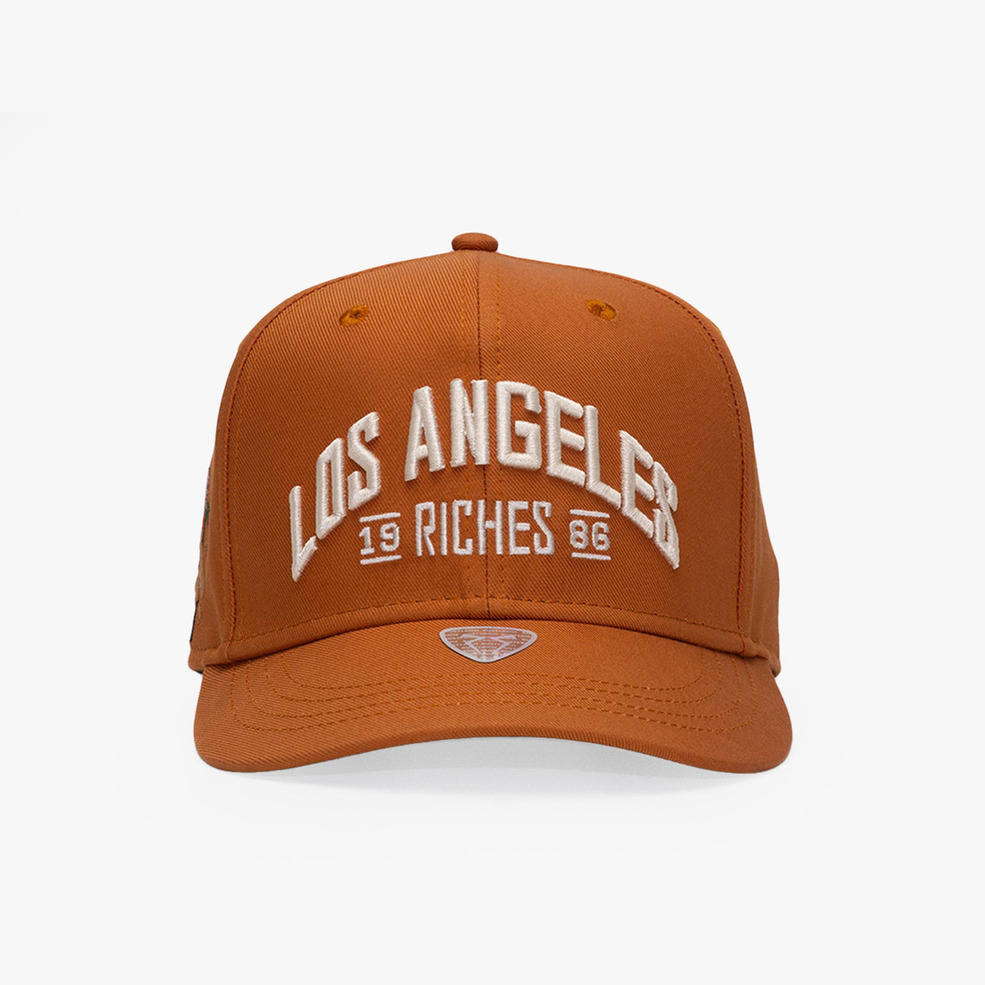 RustandRich Kadın Erkek Taba Baseball Şapka-Curved Visor-City's Collection-Los Angeles