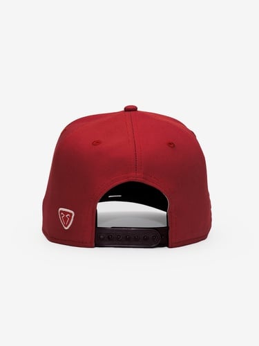  RustandRich Kadın Erkek Kırmızı Baseball Şapka-Curved Visor-City's Collection-Los Angeles