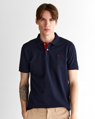  GANT Erkek Lacivert Regular Fit Polo