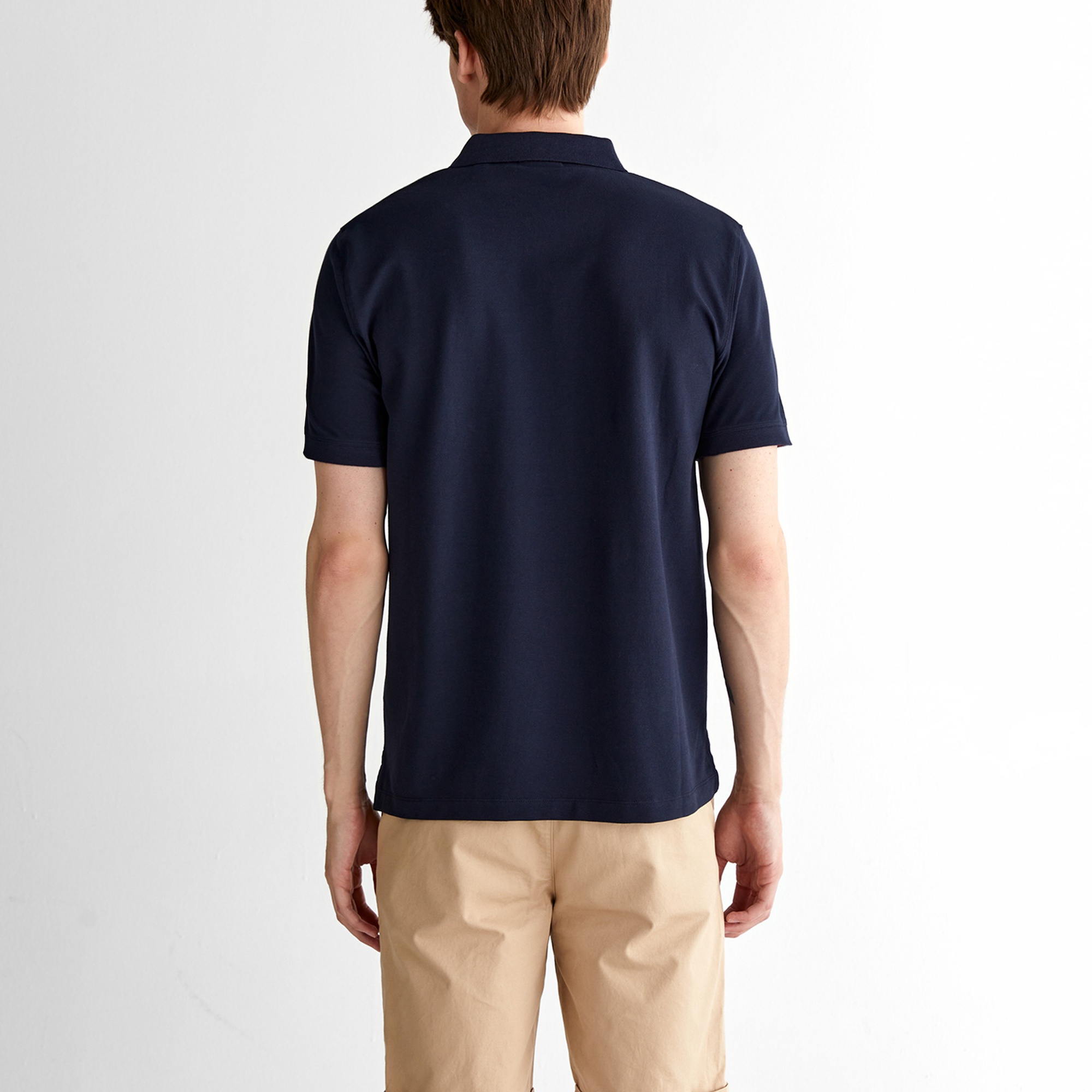 GANT Erkek Mavi Regular Fit Düğmeli Yaka Polo T-Shirt