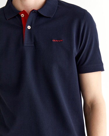  GANT Erkek Lacivert Regular Fit Polo