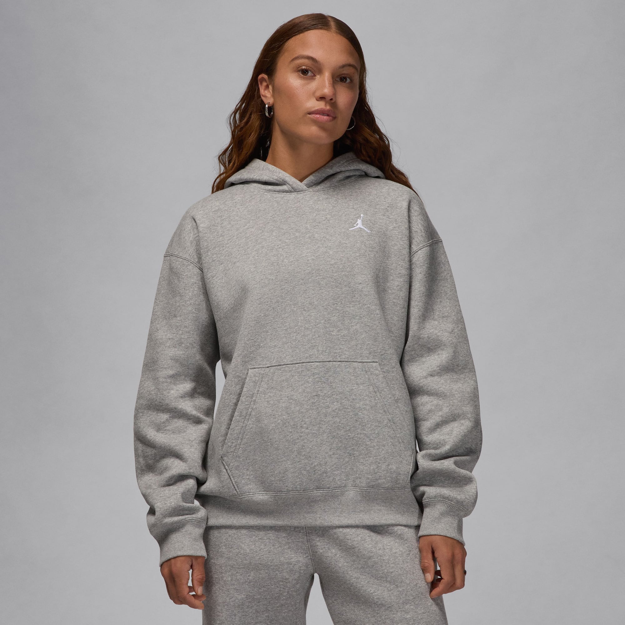  Jordan Brooklyn Fleece Kadın Gri Sweatshirt