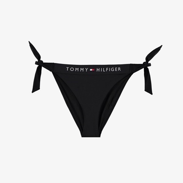  Tommy Hilfiger Cheeky Side Tie Kadın Siyah Bikini Altı