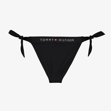  Tommy Hilfiger Cheeky Side Tie Kadın Siyah Bikini Altı