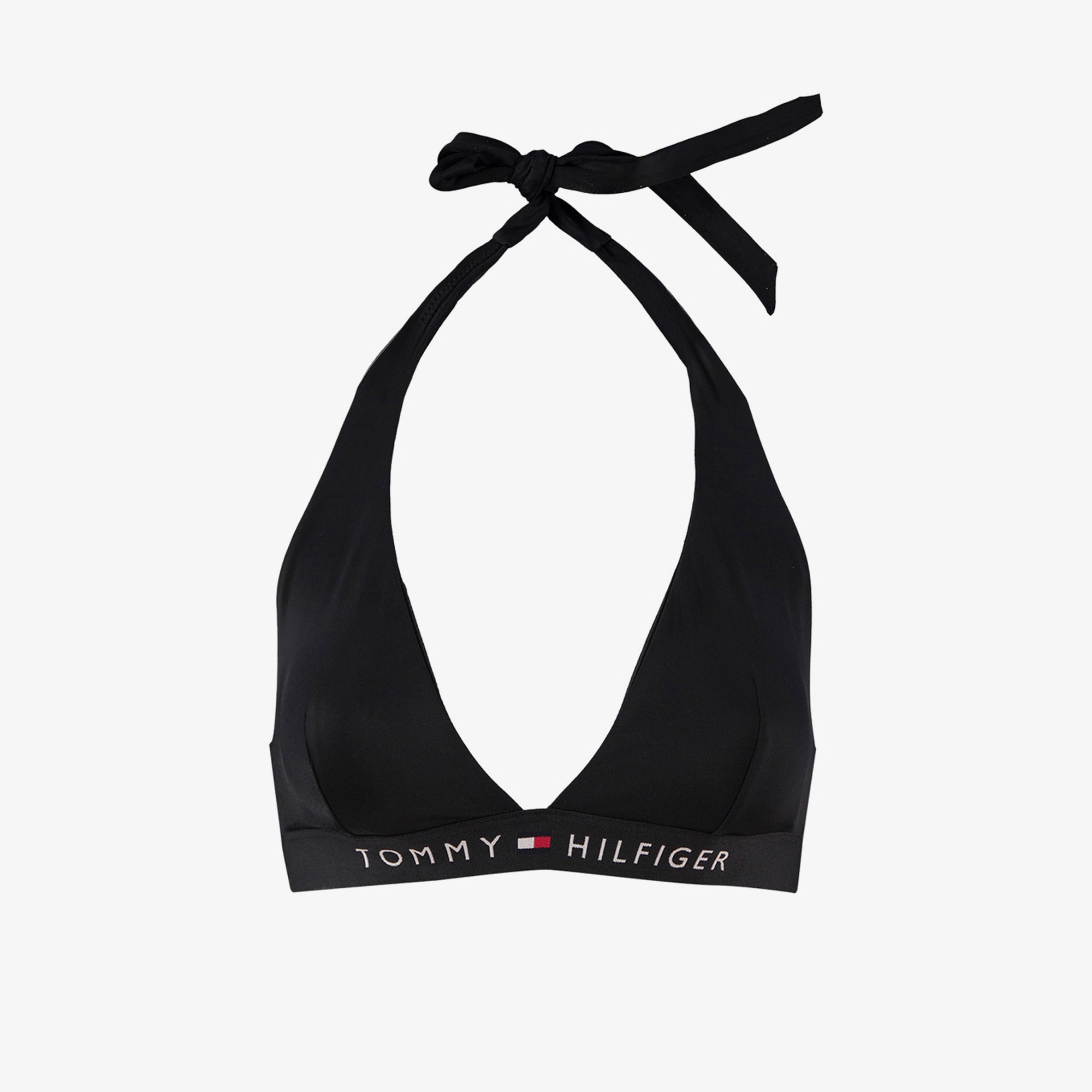 Tommy Hilfiger Halter Rp Kadın Siyah Bikini Üstü