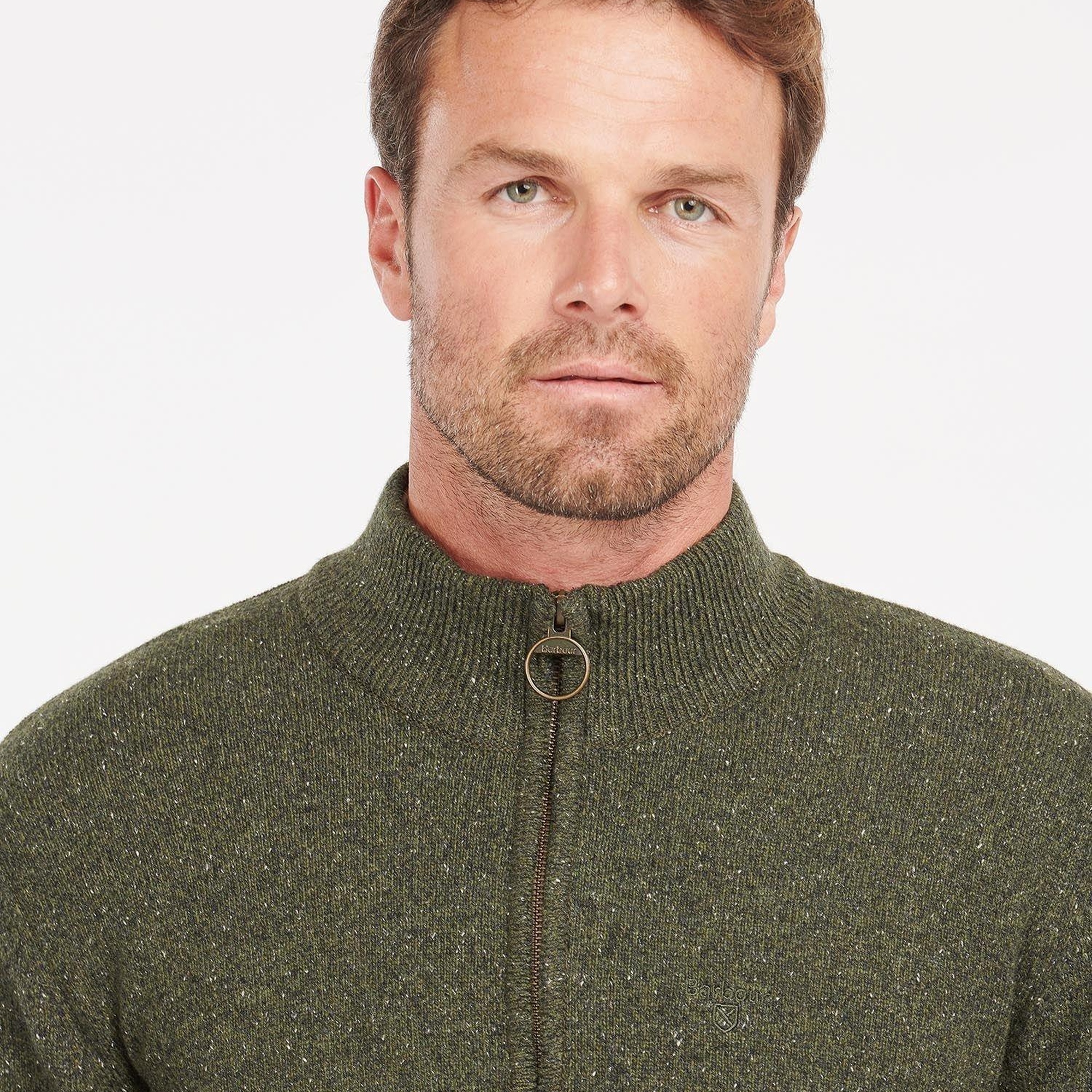 Barbour Tisbury Half Zip Kazak